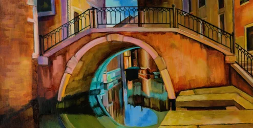 Venetian Canal Bridge