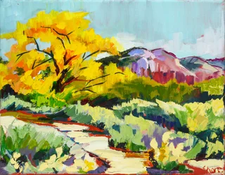 Vibrant Autumn Path