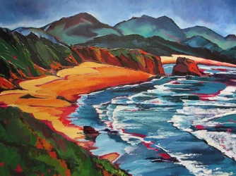 Vibrant Coastal Panorama