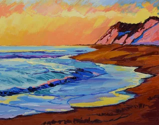 Vibrant Coastal Sunset