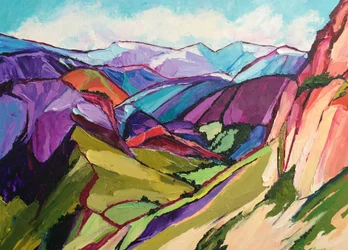 Vibrant Mountain Landscape