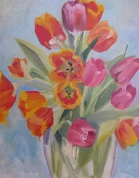 Vibrant Spring Tulips