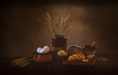 Golden Harvest Still Life