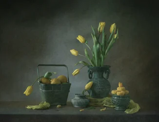 Golden Tulips and Lemons