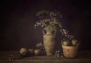 Green Apple Still Life