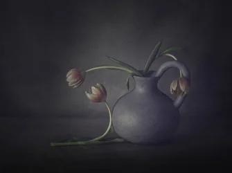 Moody Tulip Still Life