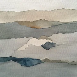 Hazy Mountain Layers