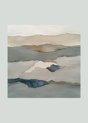 Muted Mountain Layers