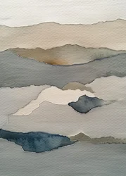 Serene Mountain Layers