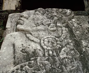 Stele in the House A, Patio 2 in the Palace