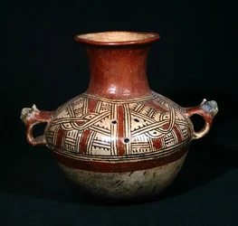 Funerary Urn with Holes from Utatlan (Cumarcaaj), Quiche, Guatemala, Central America, Post Classic Period