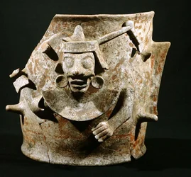 Incense burner, from Iximche, Guatemala