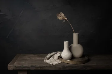 Moody Vases Still Life