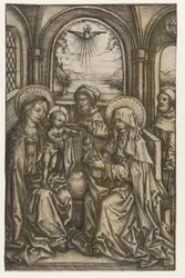 The Holy Family in a Vaulted Space