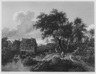 The Old Mill, from the picture in the Royal Collection