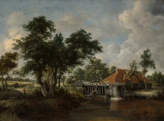 The Watermill with the Great Red Roof, 1662-1665