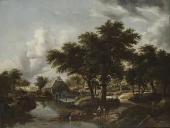 Wooded Landscape with a Watermill