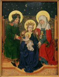 Mary with Child, Joachim and Anna