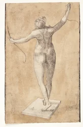 Study of a Naked Woman Seen from Behind