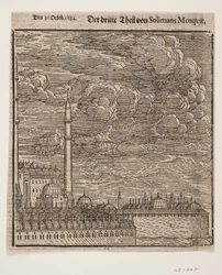 The Süleymaniye Mosque, as Seen from the Northeast. Right Half