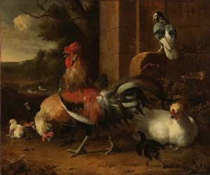 A Poultry Yard, c.1660-1665