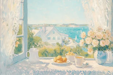 Coastal Morning Breakfast View
