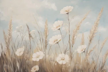 Serene Field Flowers