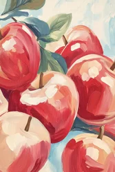 Vibrant Red Apples