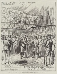 The War in the Soudan, Arrival of the 10th Hussars at Souakim, Baker Pasha