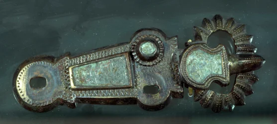 Merovingian art: belt buckle