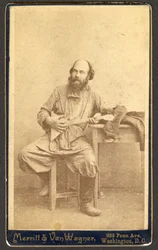 Portrait of Unidentified Man with Balalaika