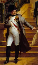 Emperor Napoleon I Visits the Palais-Royal and Refuses the Plans of Architects Beaumont and Fontaine