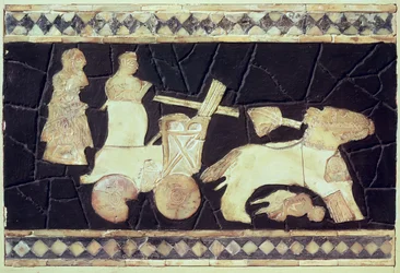 War Chariot Pulled by Two Horses