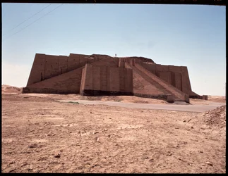 View of the reconstructed ziggurat