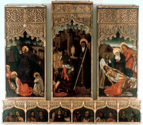 Triptych of Santa Clara