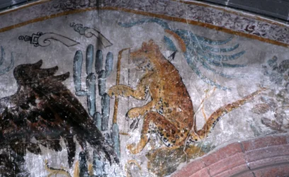 Detail of a mural