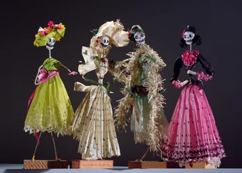Ladies of the Day of the Dead, from Oaxaca