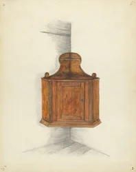Corner Cupboard, c. 1953