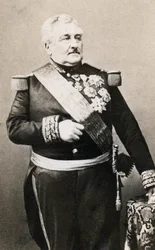 Portrait of Marechal Count Vaillant (1790-1872). Photograph by Mayer and Pierson