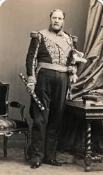 Portrait of Marshal Forey (1804-1872). Photograph by Mayer and Pierson