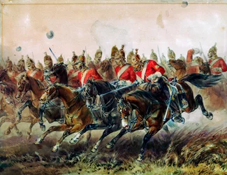 The Charge of the Light Brigade during the Battle of Balaclava