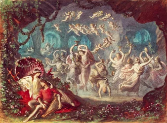 Set Design for Tannhauser Performance by Richard Wagner