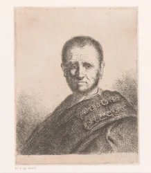 Man with a Decorated Cloak