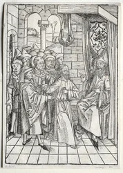 Christ Before Caiaphas (verso)