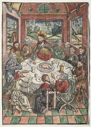 The Last Supper, from Der Schatzbehalter