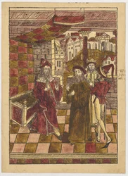 The Three Holy Kings before Herod