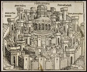 Jerusalem from the Schedels Chronicle of the World