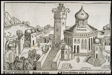 Templum Salomonie from the Schedels Chronicle of the World