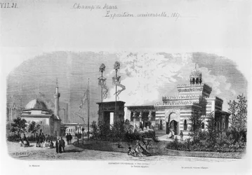 The Foreign and Eastern Sections of The Universal Exhibition at the Champ-de-Mars in Paris, June 1867