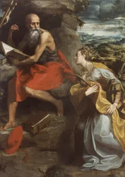 St. Jerome and St. Catherine of Alexandria